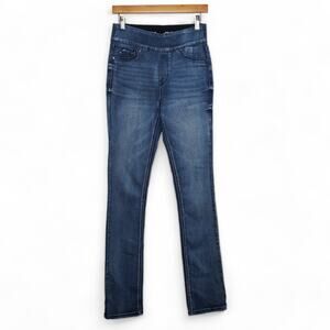 Laurie Felt Women's Silky Straight Leg Jeans Size XS Tall Comfort Waist Stretchy